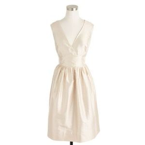 J. Crew Hope A-Line Dress in Silk Dupioni